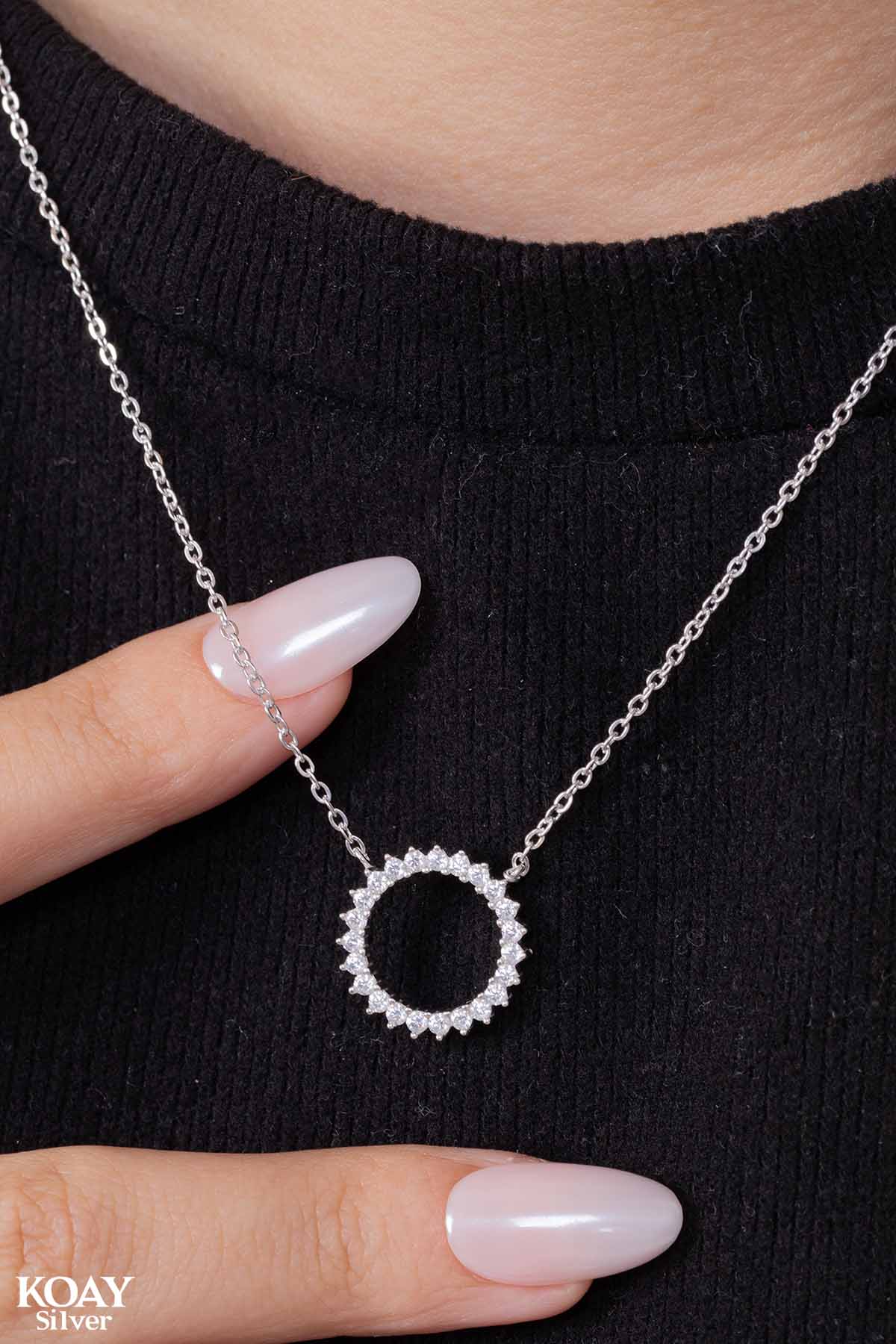 Zircon Sun Necklace