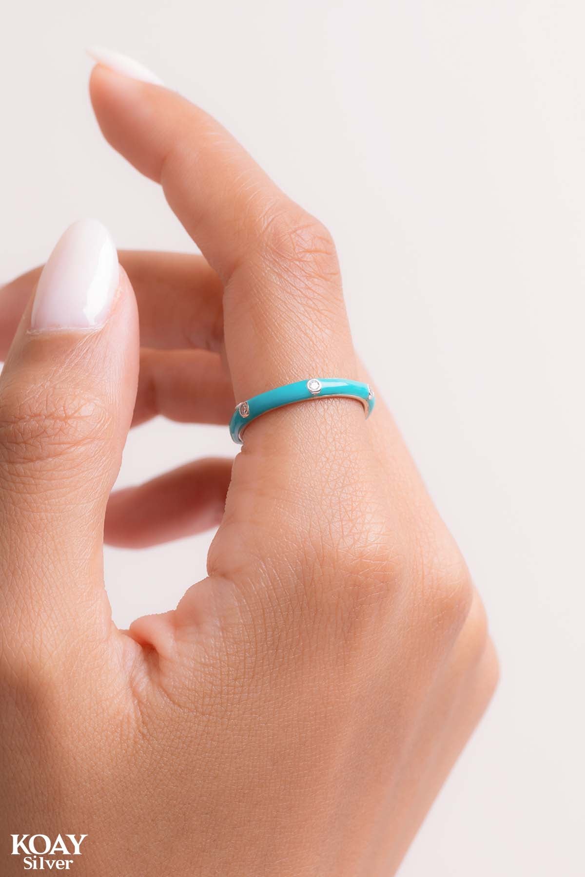 Zircon (063-Turquoise) Ring