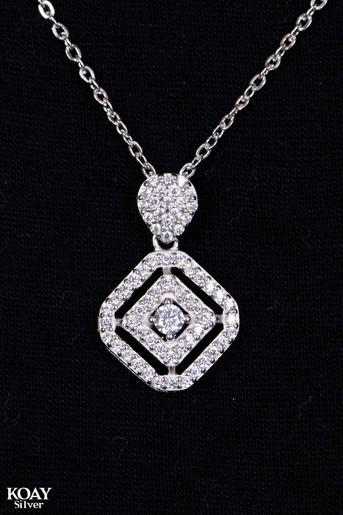 Zircon Hexa Necklace