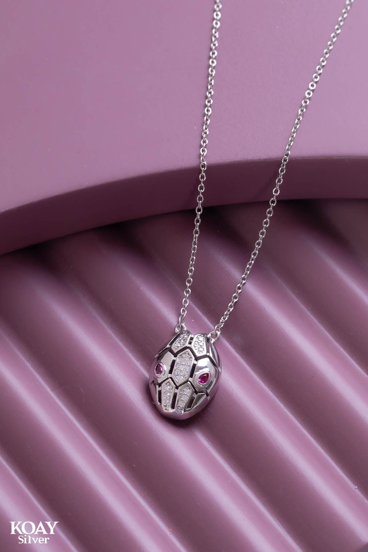 Snake Red Eye Necklace