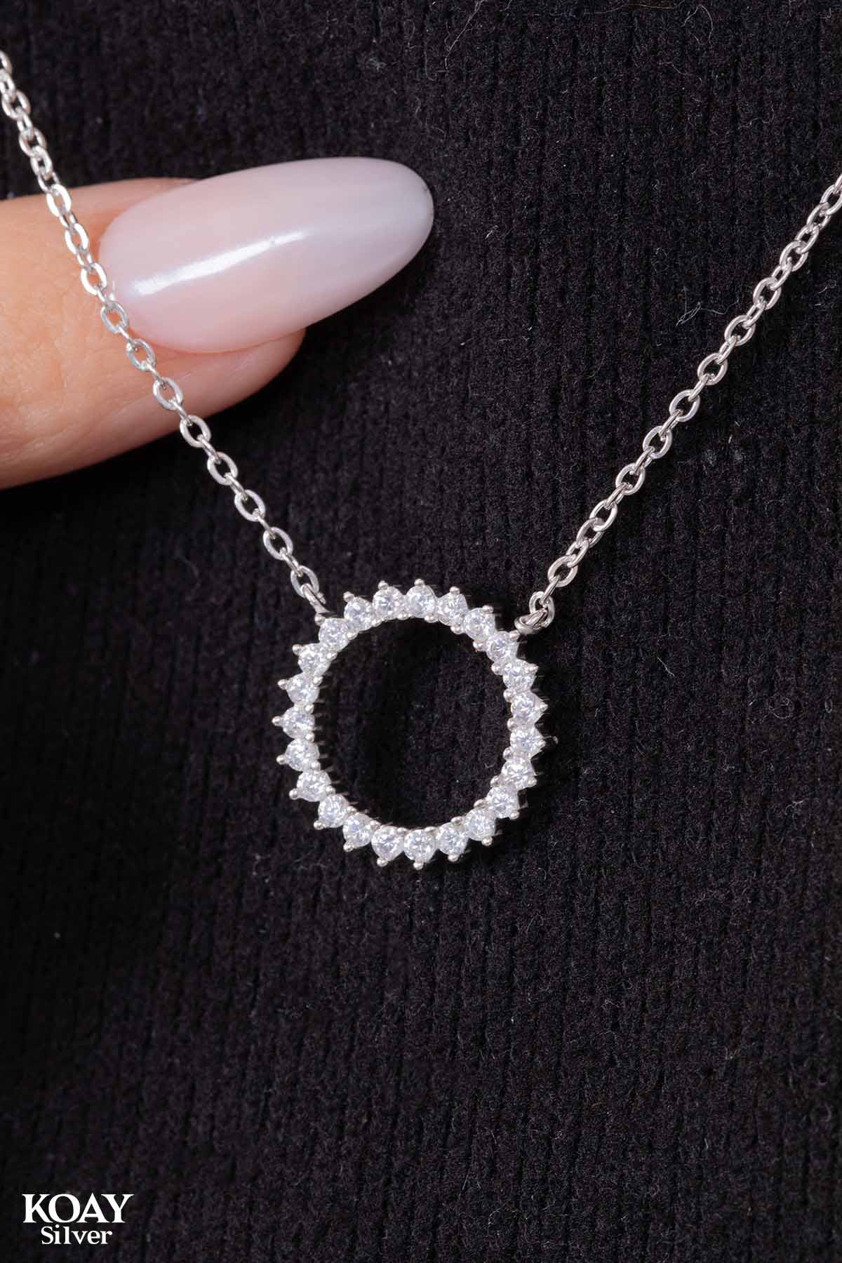 Zircon Sun Necklace