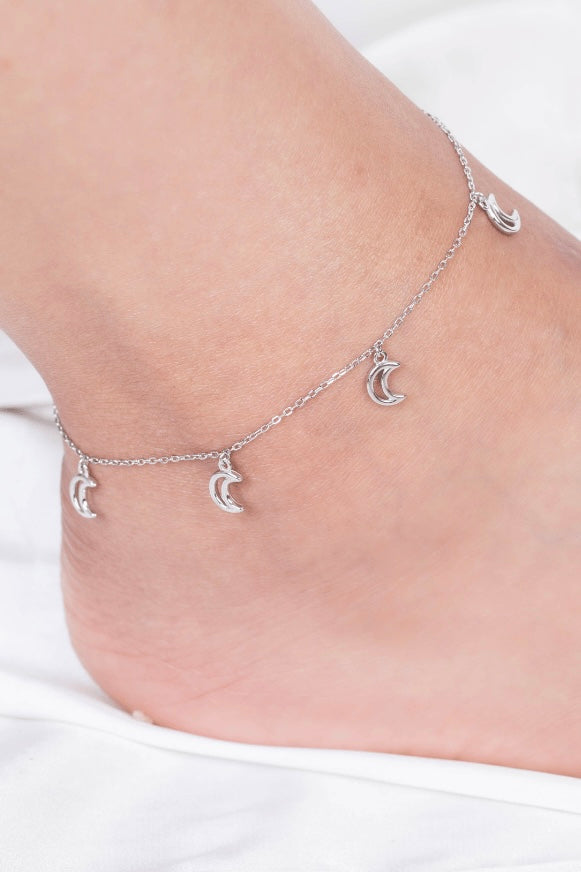Plain Crescent Anklet