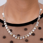 Barq Necklace Silver x Gold