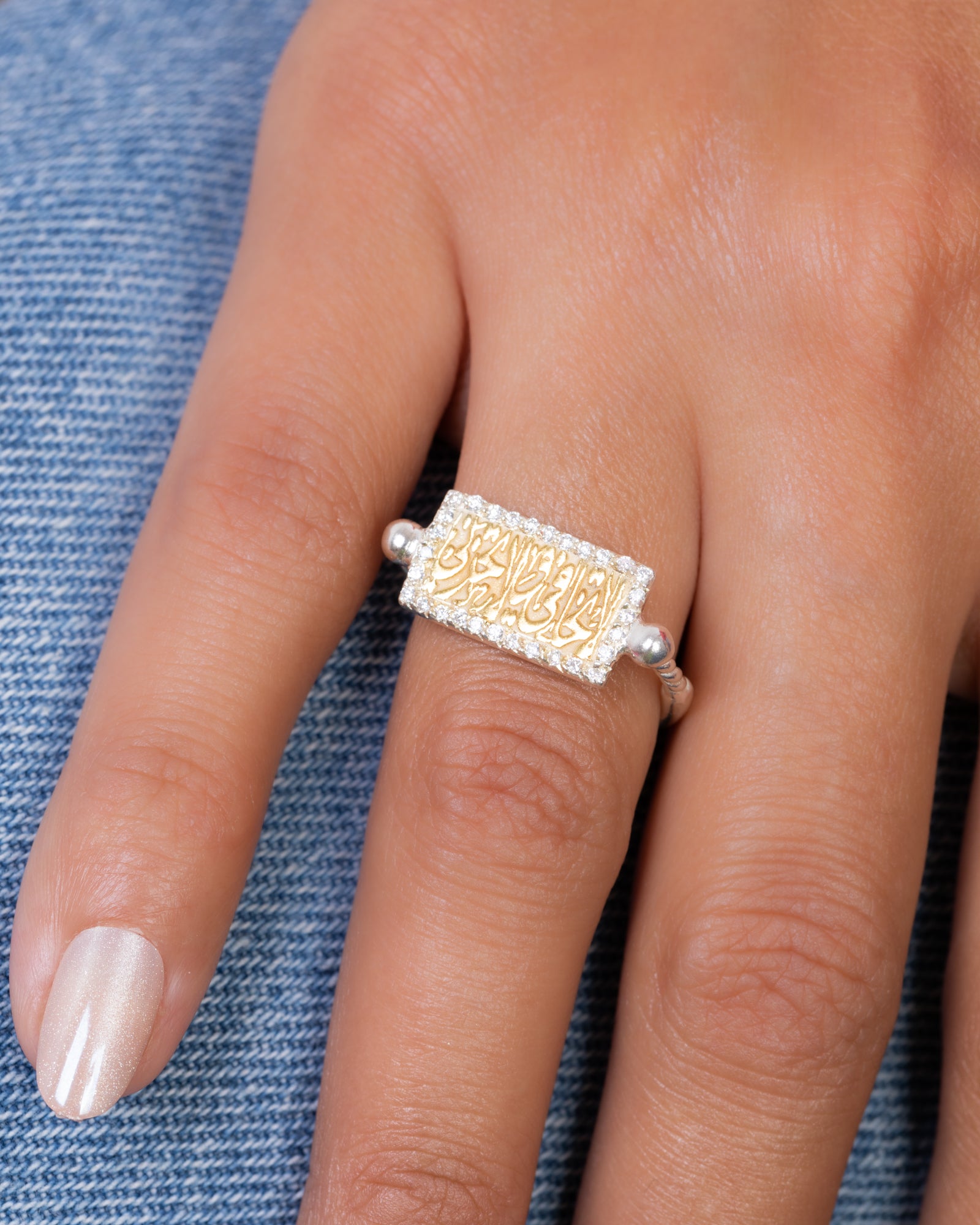 Zircon La T5afy Mix Gold Ring