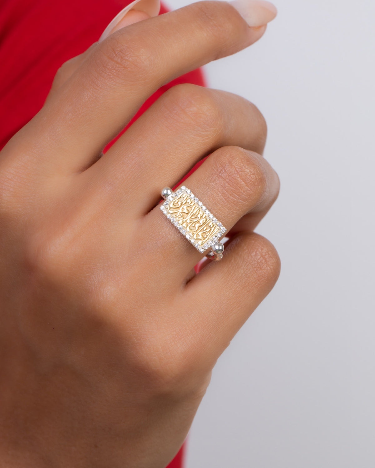 Zircon La T5afy Mix Gold Ring