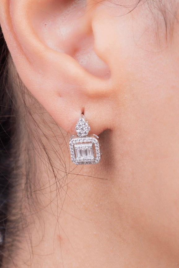 Zircon Diamond (035) Earring