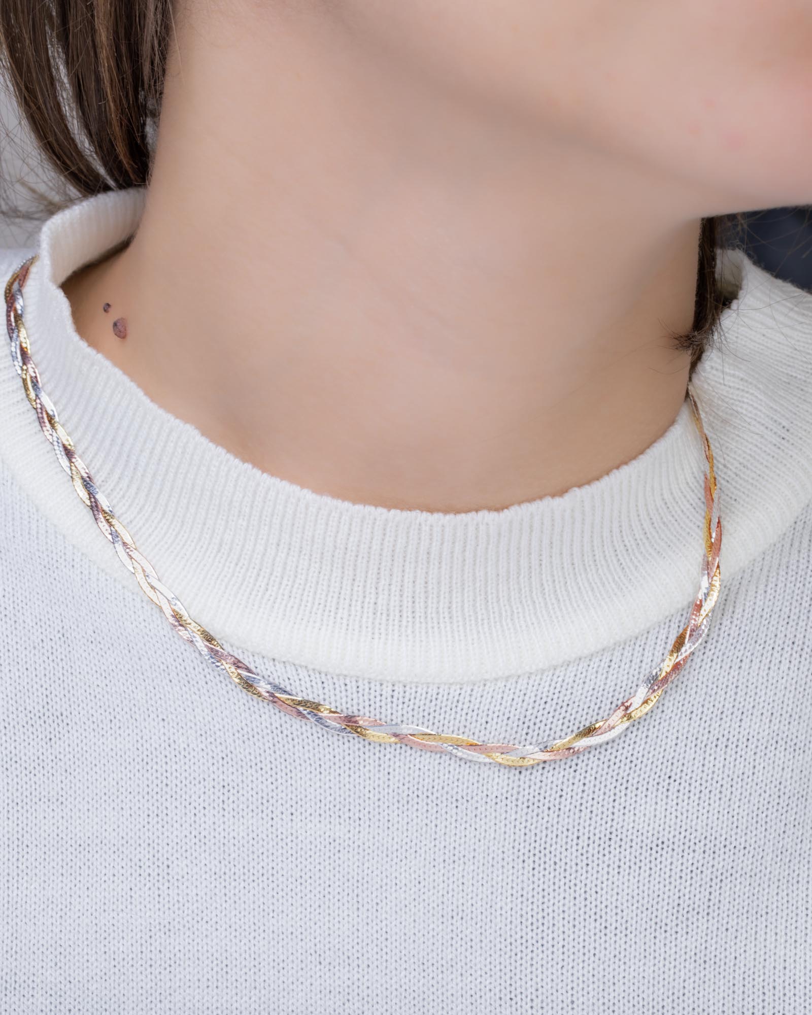 Braided RG Necklace