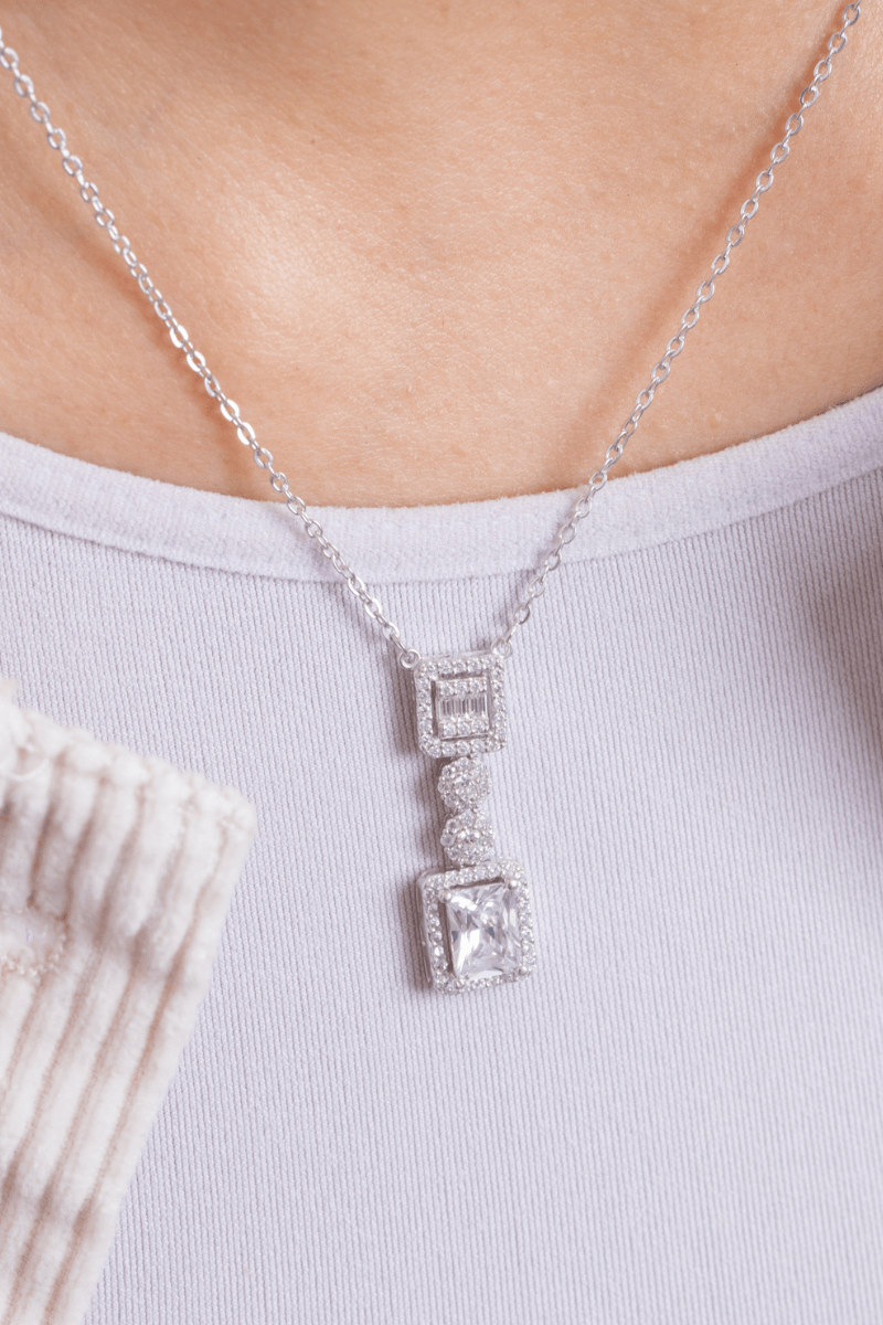 Square Zircon (04) Necklace