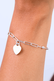 Plain Heart Bracelet