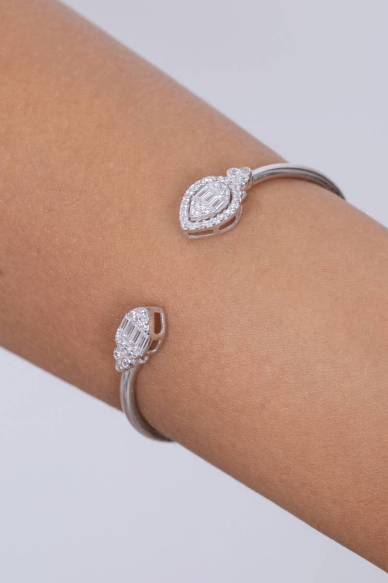 Zircon Shapes Bangle