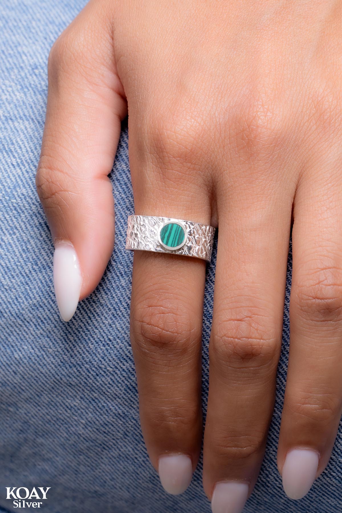 Barq Green Melacine Ring
