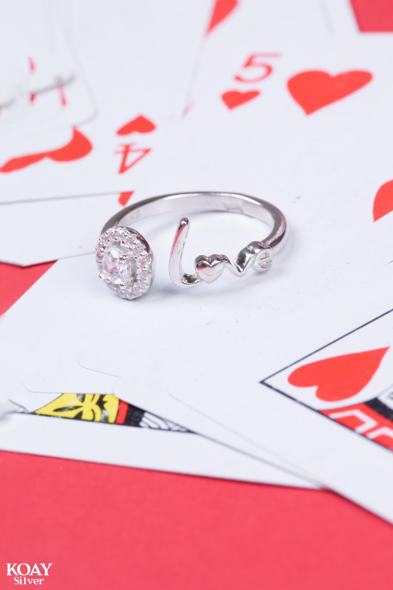 Zircon Circle Love Ring