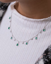 Zircon (025) Green Necklace