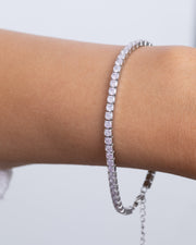 Zircon Light Rose Tennis (02) Bracelet