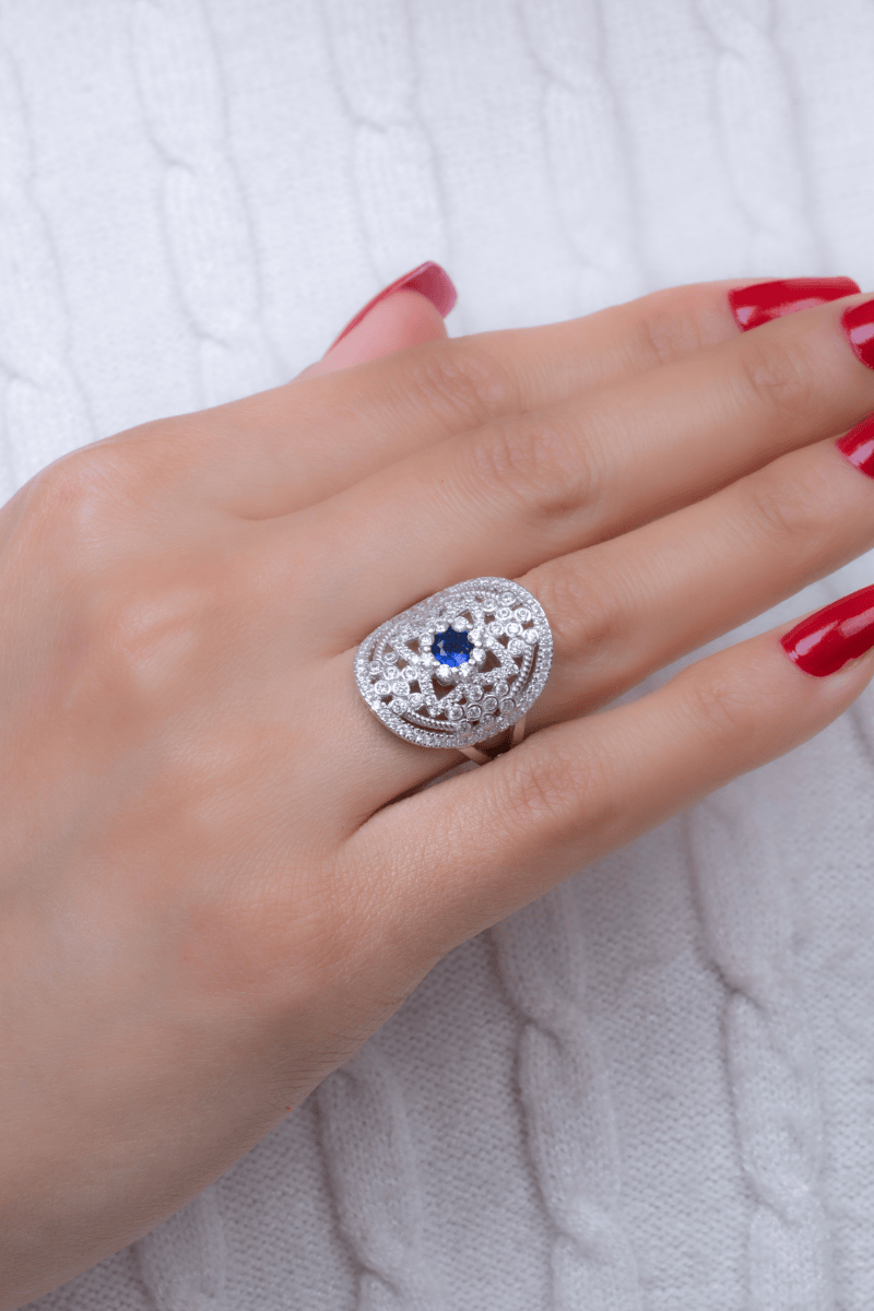 Zircon Blue (0142) Ring