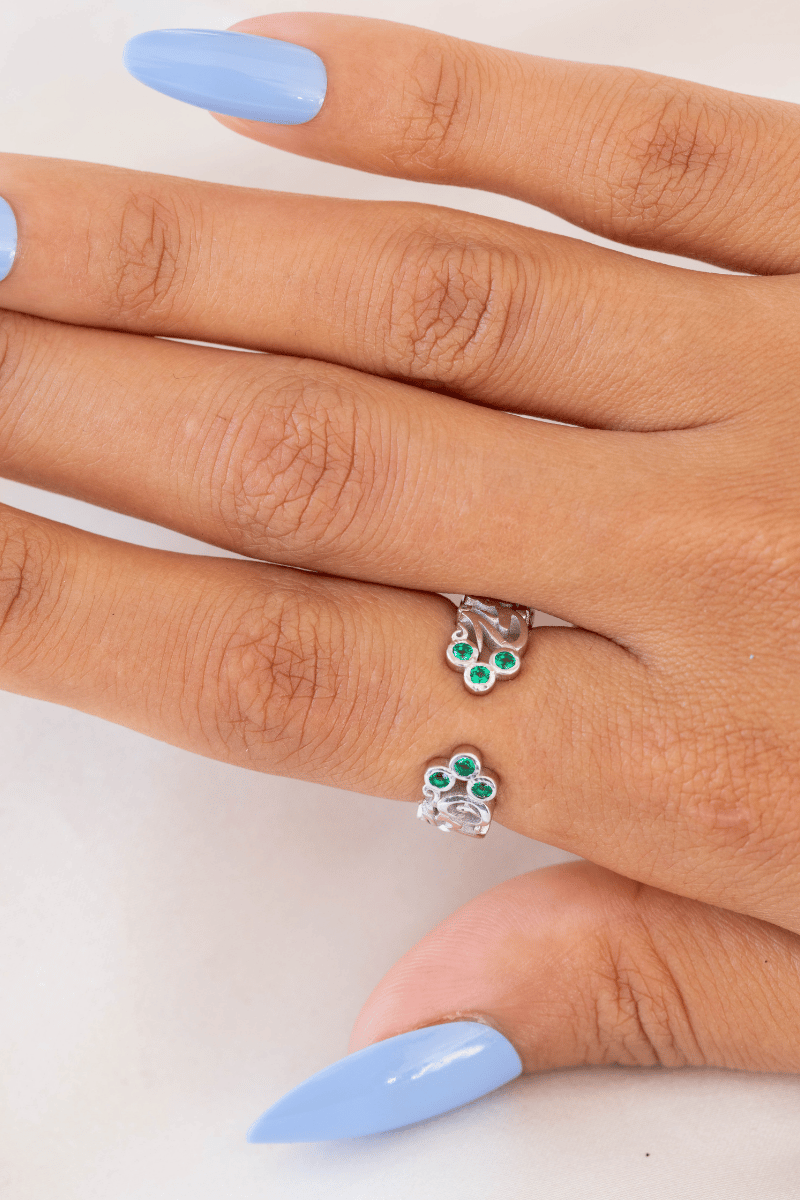 Zircon Green Arabic (020) Ring