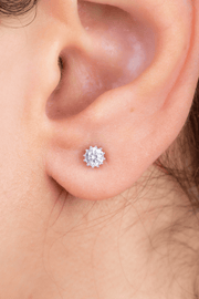 Tiny Zircon (035) Earring