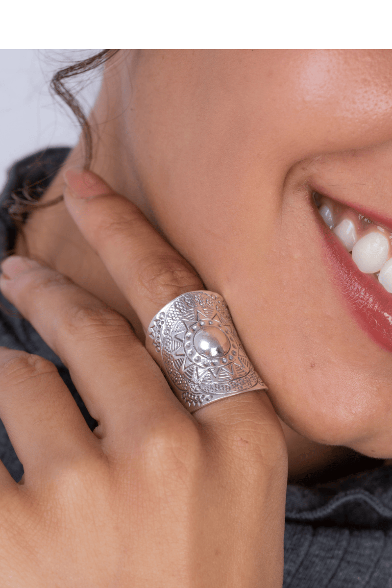 Sun Mandala Ring
