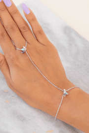 Amethyst & Amazonite Handchain