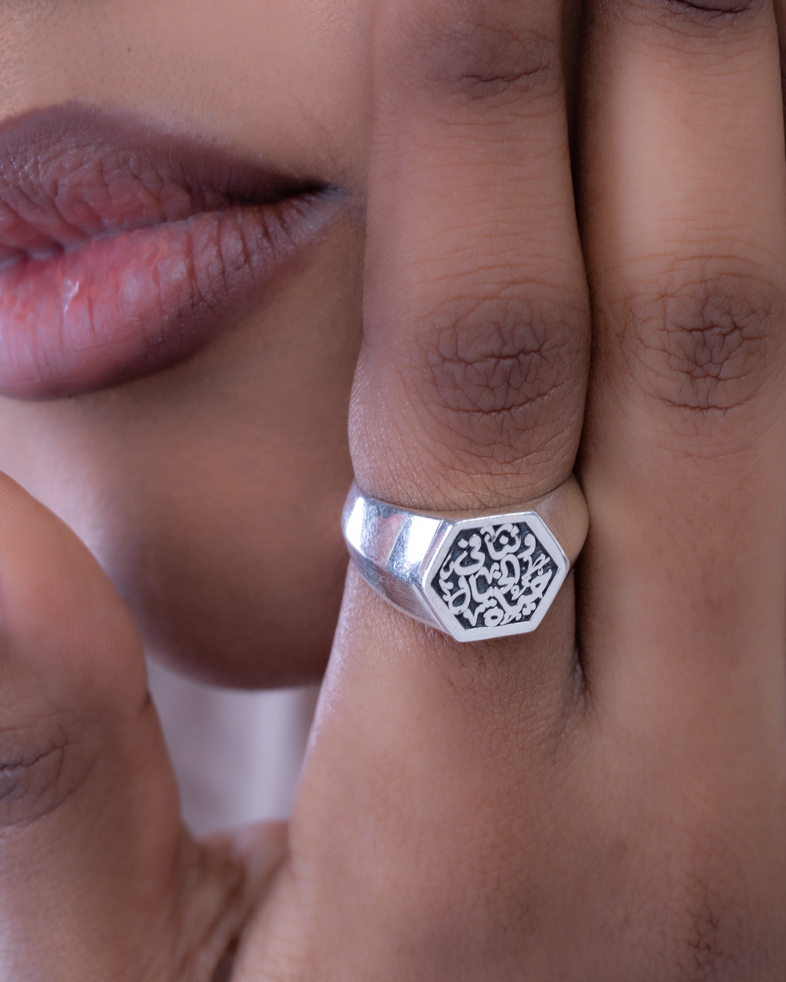 Hexagon Khayal (02) Ring