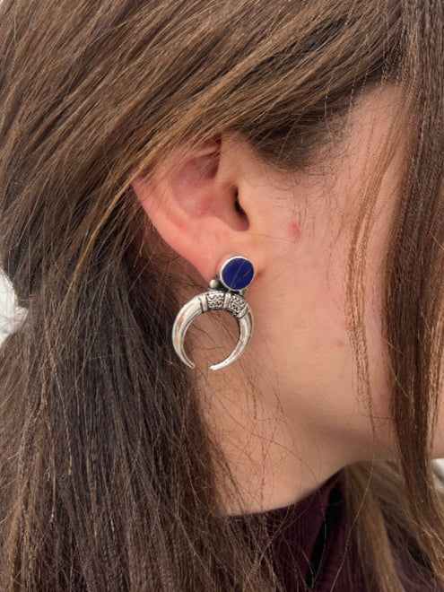 Sadaf Blue (02) Earring