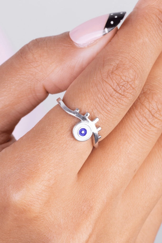 Zircon Blue Eye (07) Ring