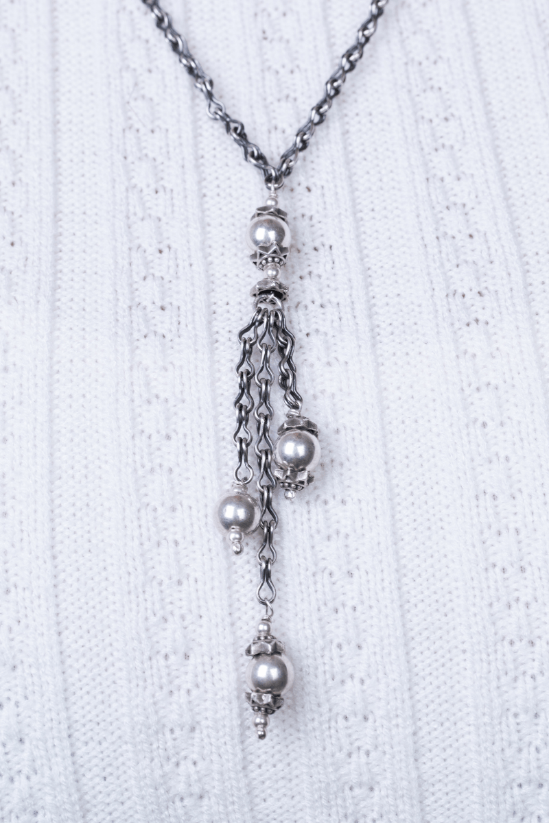 Balls and Arabic chain Necklace