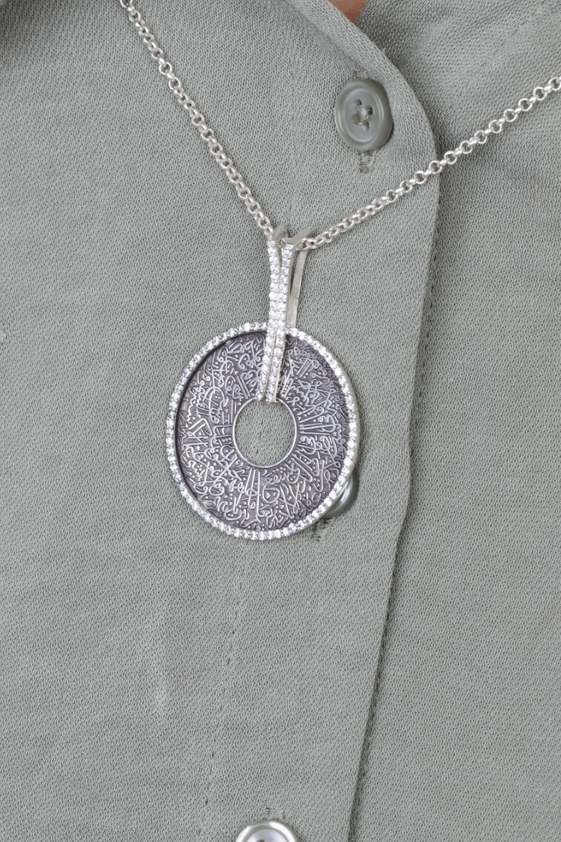 Zircon Circle Qur2an Necklace