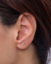 Zircon Oval (07) Earring