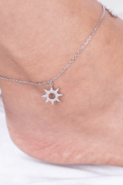 Zircon Sun & Northstar Anklet