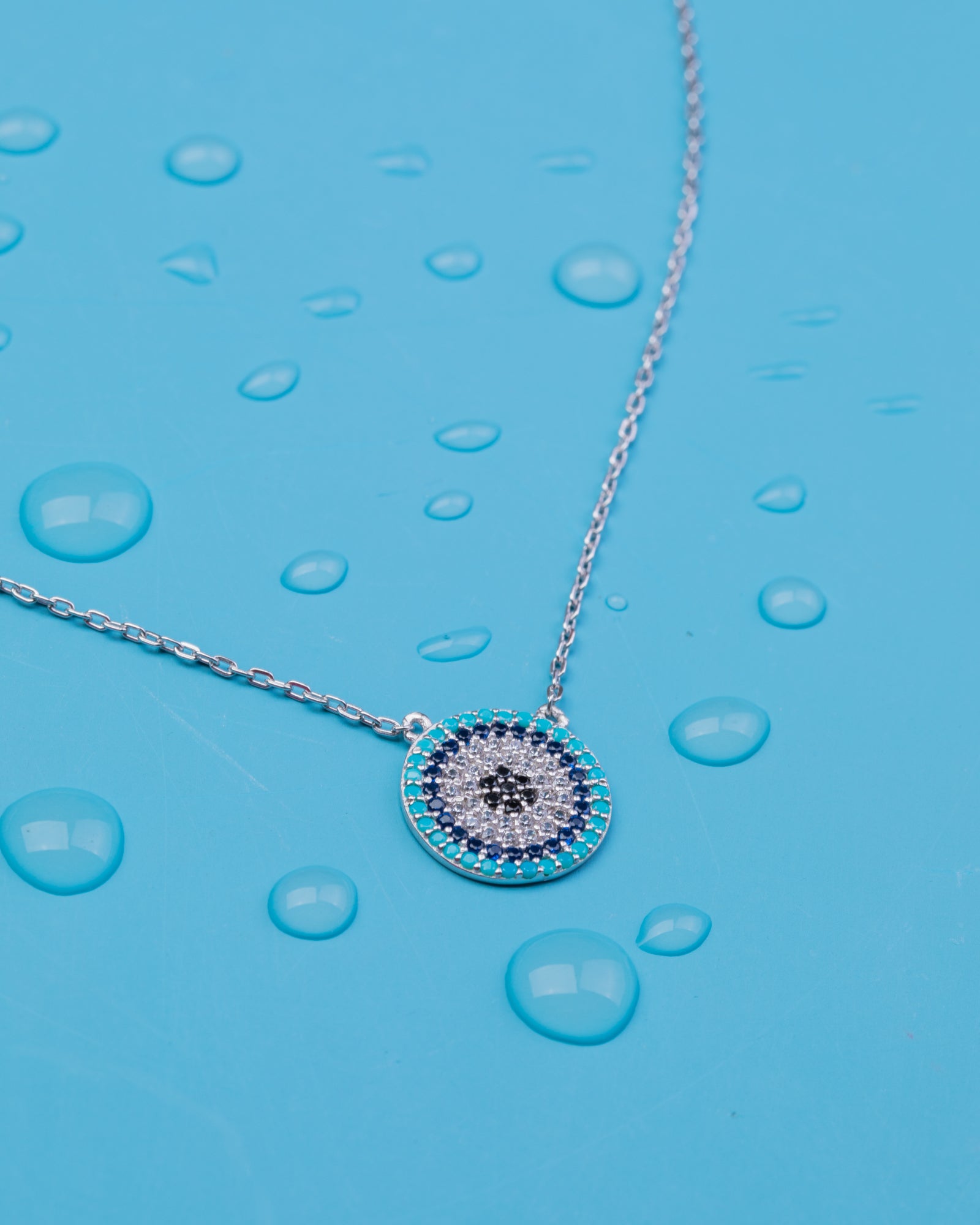 Zircon Eye Necklace