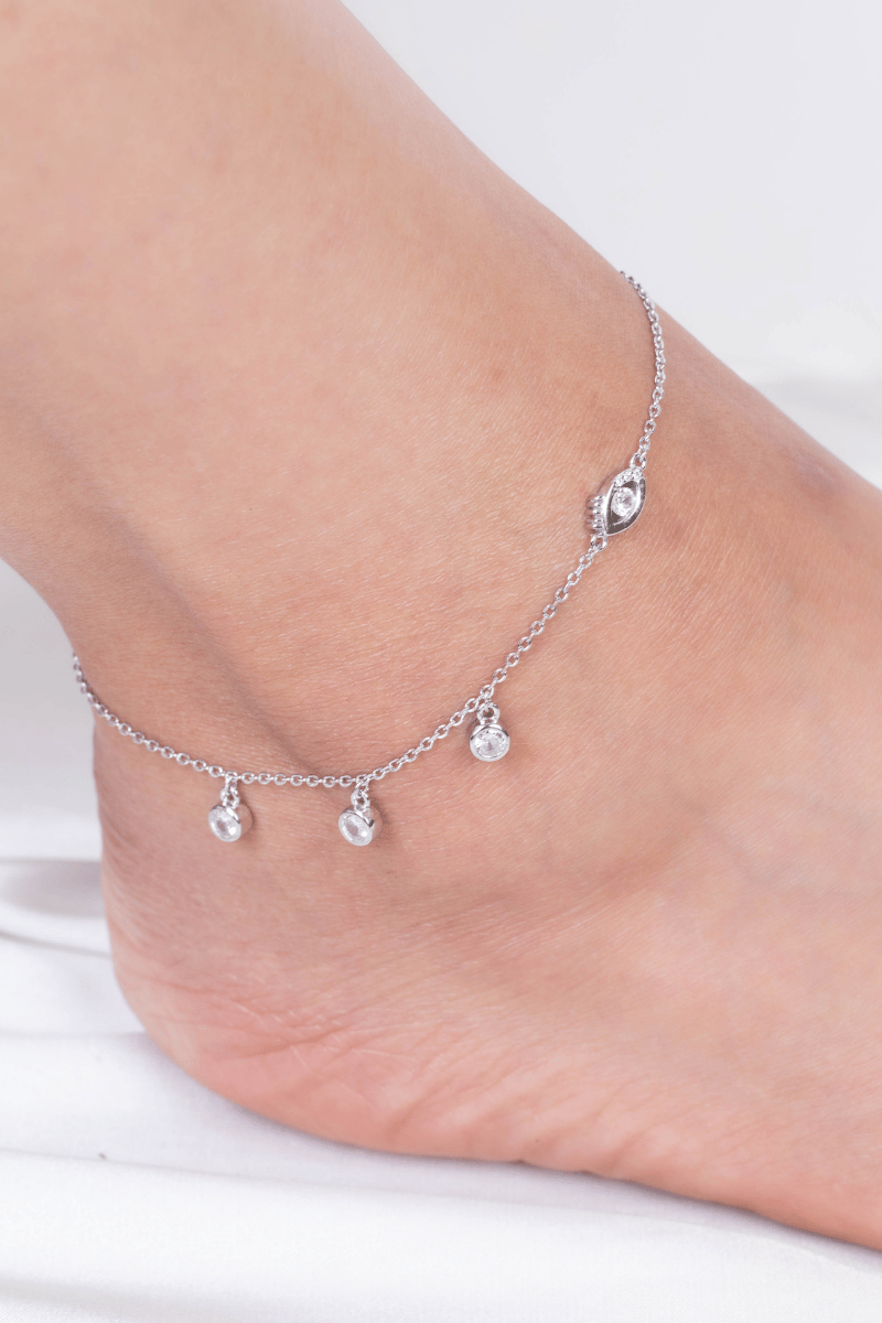 Zircon Eye Anklet