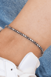 Flower & Oval Indian Anklet