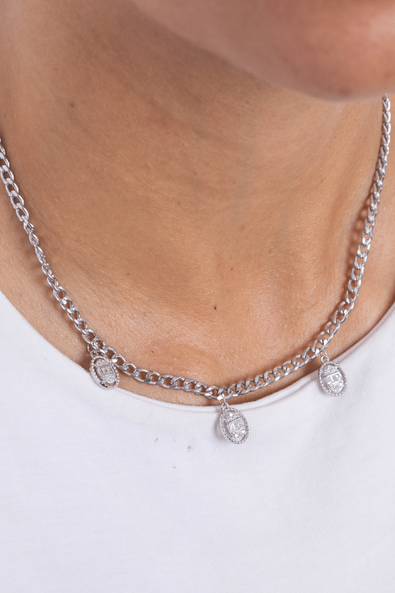 Zircon Oval Gourmet Necklace