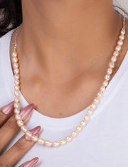 rose pearl necklace