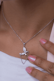 Zircon Butterfly (05) Necklace