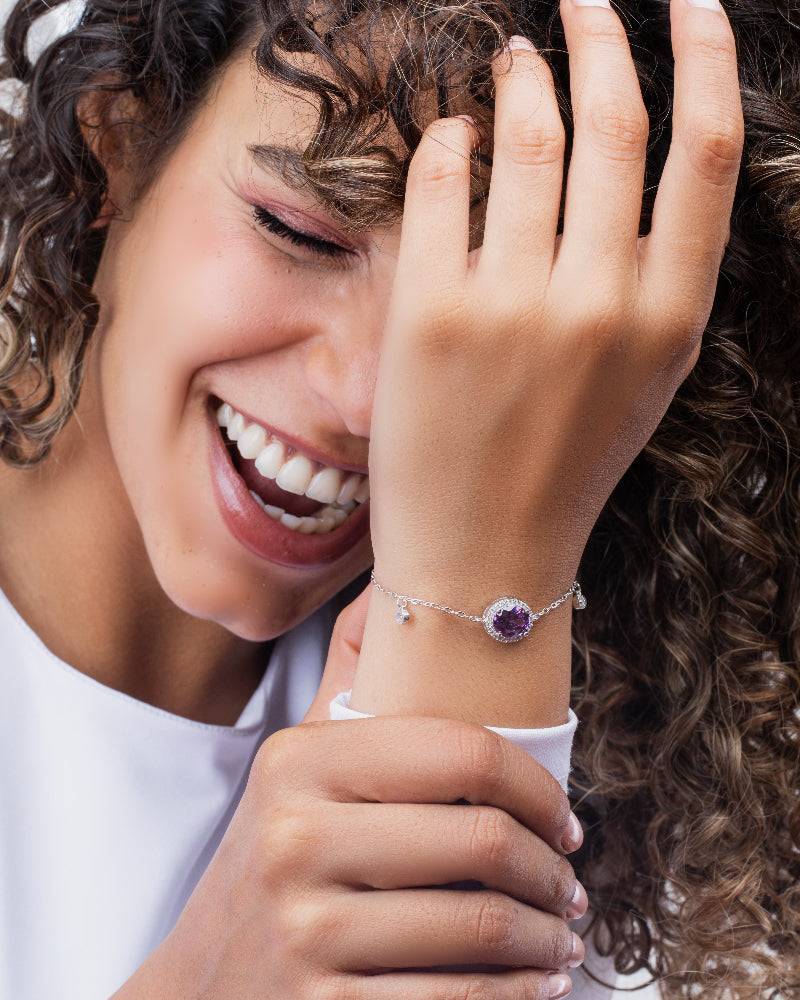 Zircon Purple (02) Bracelet