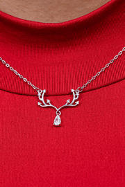 Zircon Deer (02) Necklace