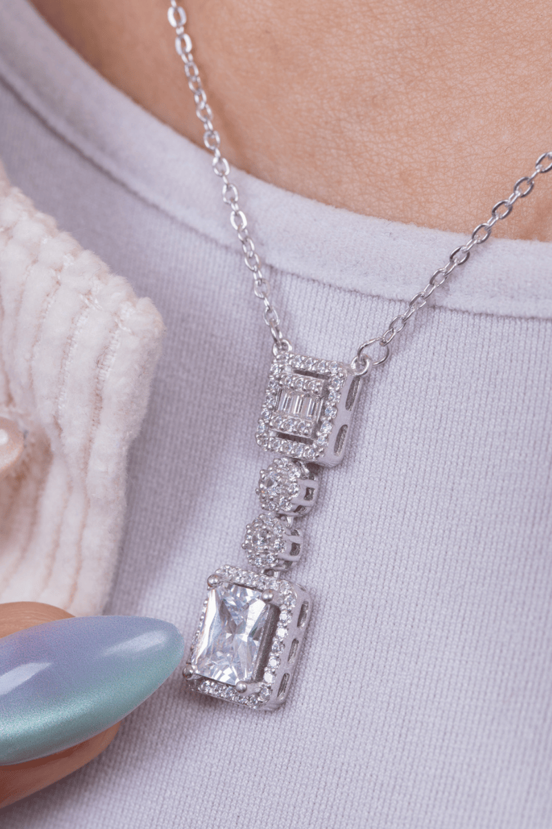 Square Zircon (04) Necklace
