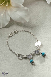 Turquoise Stone & Barq Bracelet