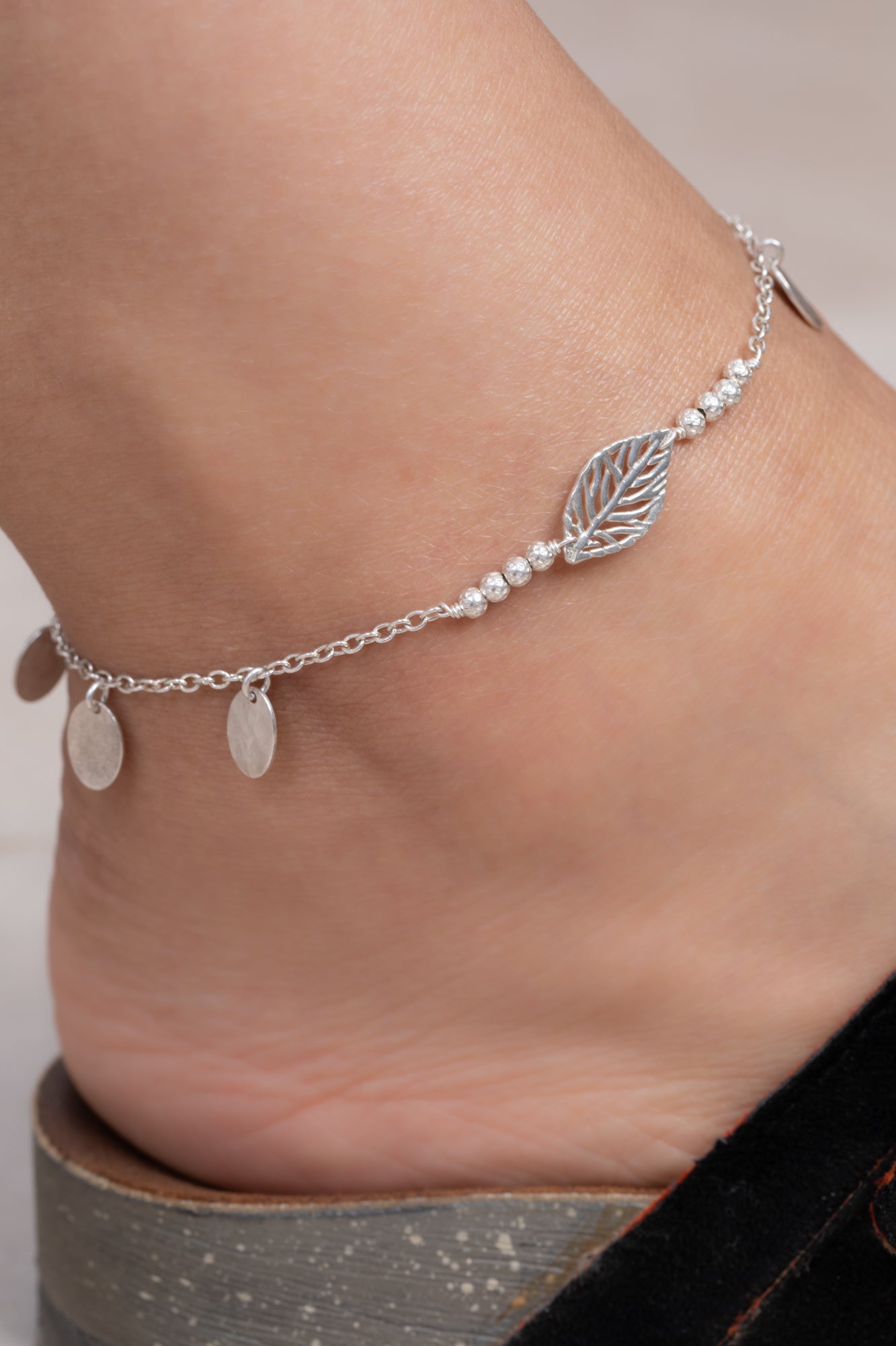 Leaf & Barq Anklet