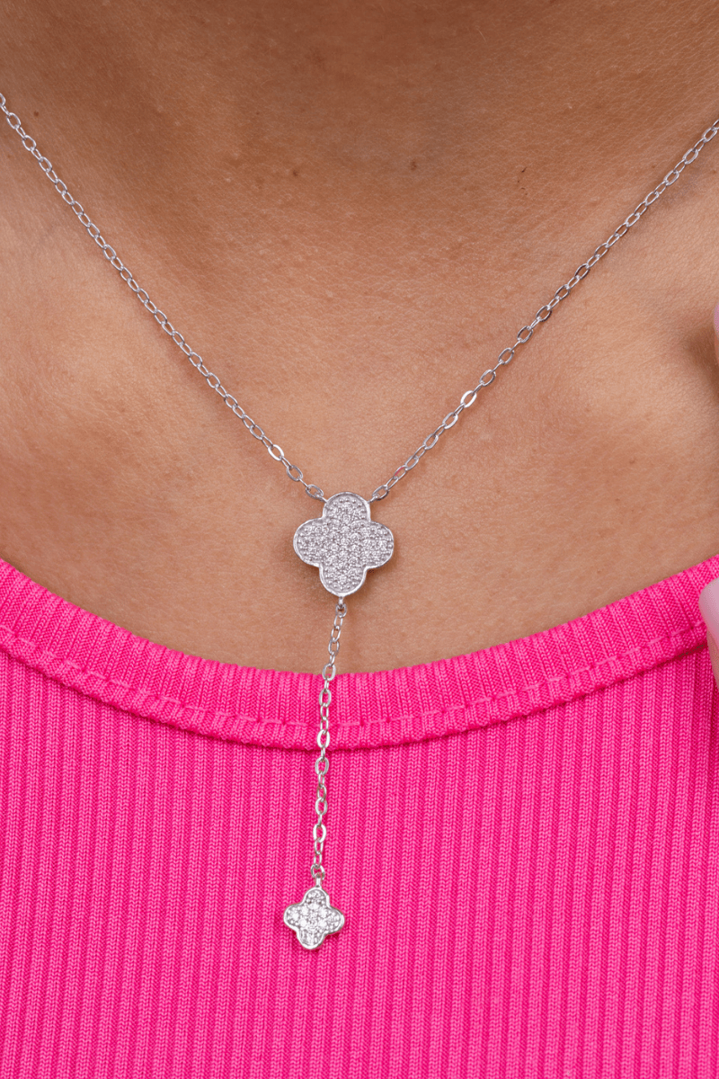 Zircon Flower (04) Necklace