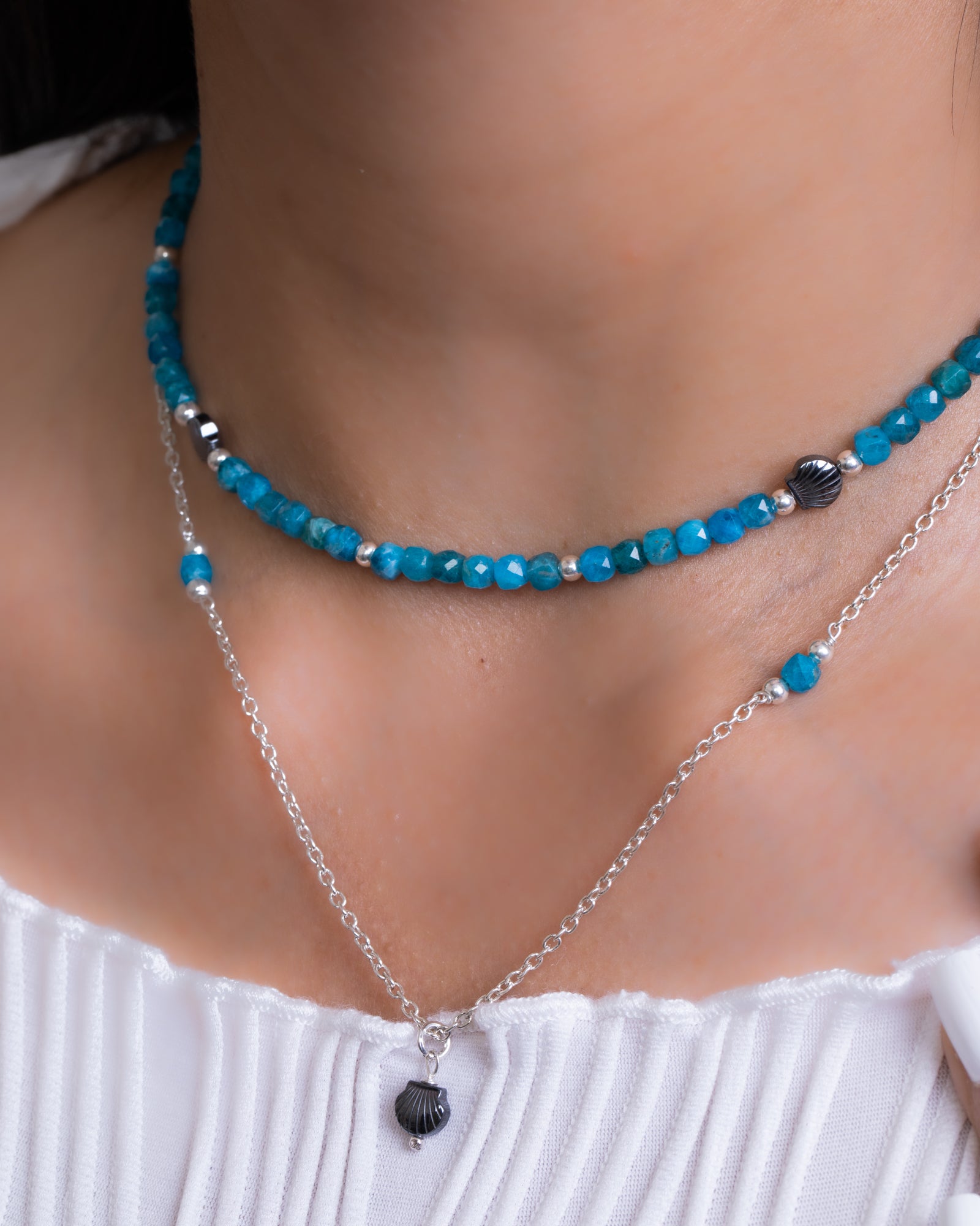 Apatite stones Necklace