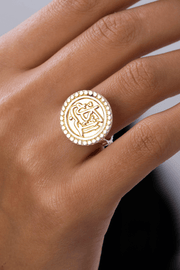 Arabic (031) Mix Gold Ring