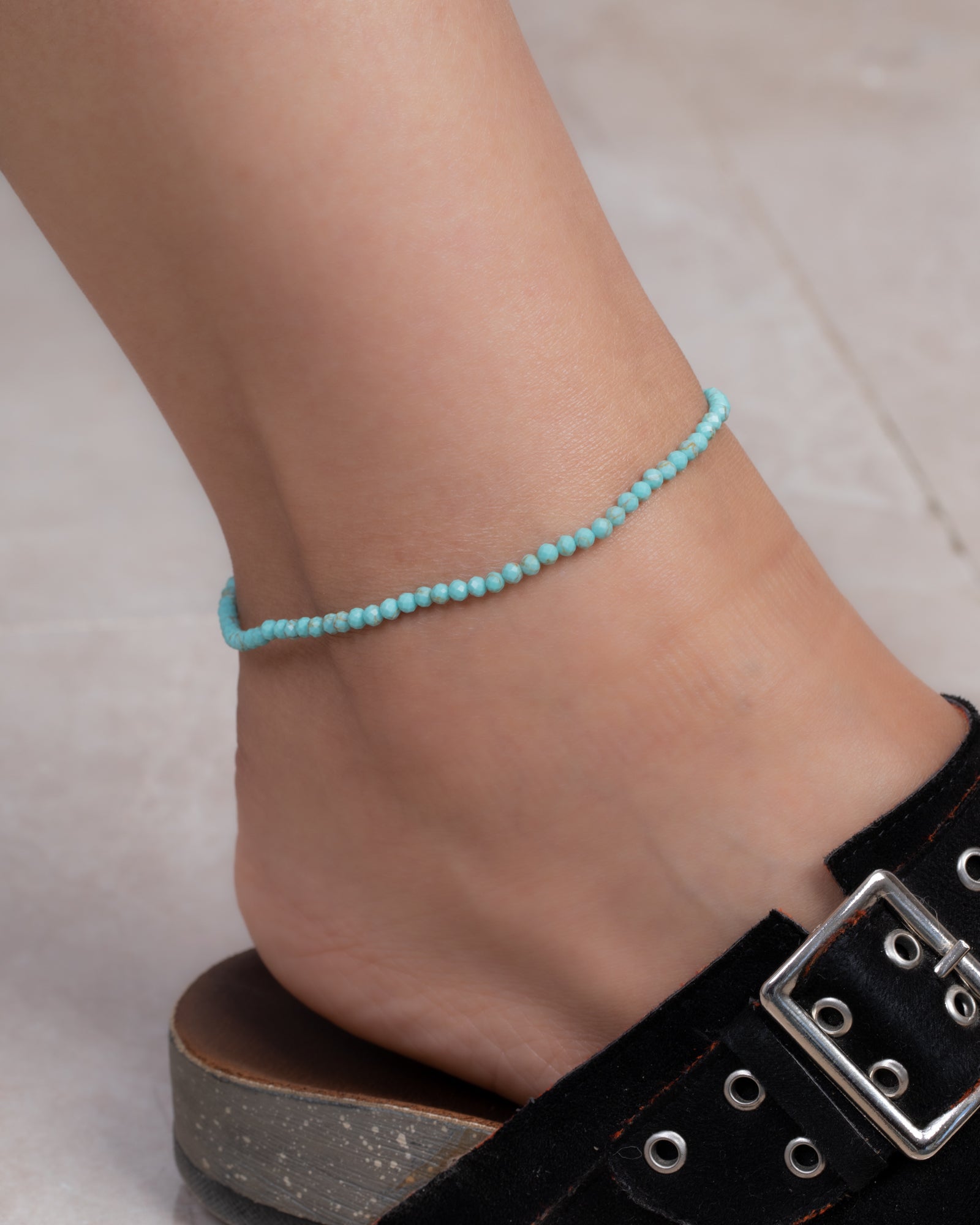 Turquoise Stone Anklet