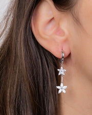 Zircon Flower Hoop (02) E