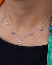 Zircon Northstar Blue (01) Necklace