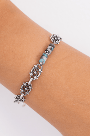 Belcher chain& jasper Bracelet