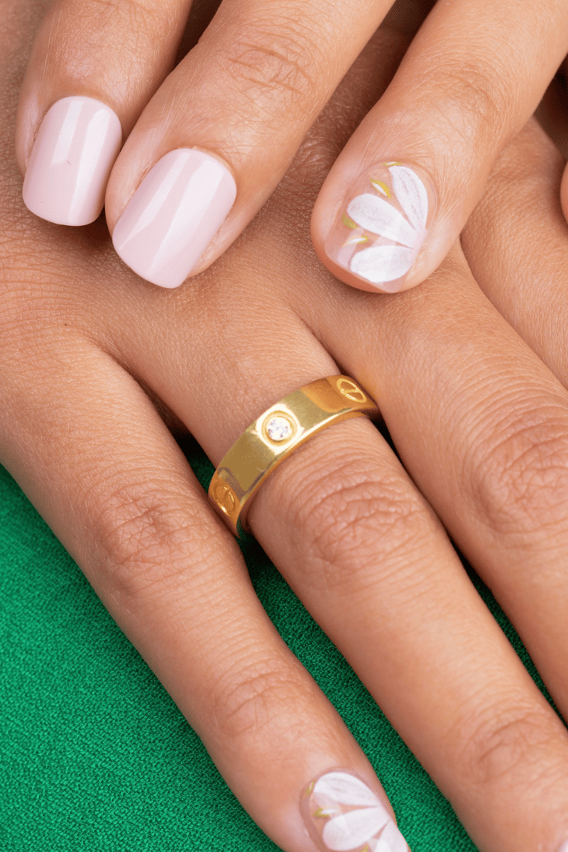 Zircon (0149) Gold Plated Ring