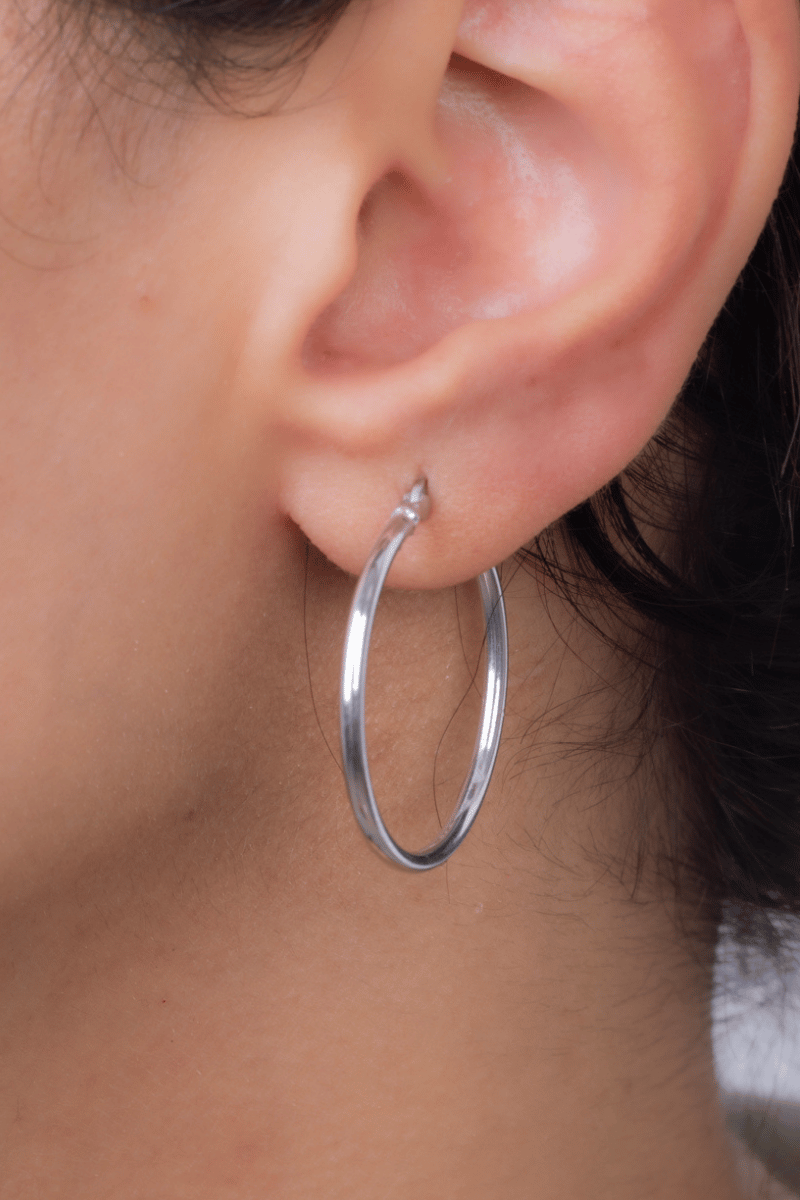 Plain Hoop (022) Earring